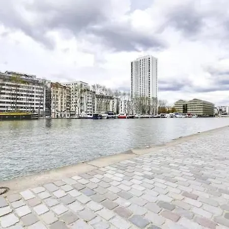 Comfort And Tranquility Near The Canal De L Ourcq Lägenhet *